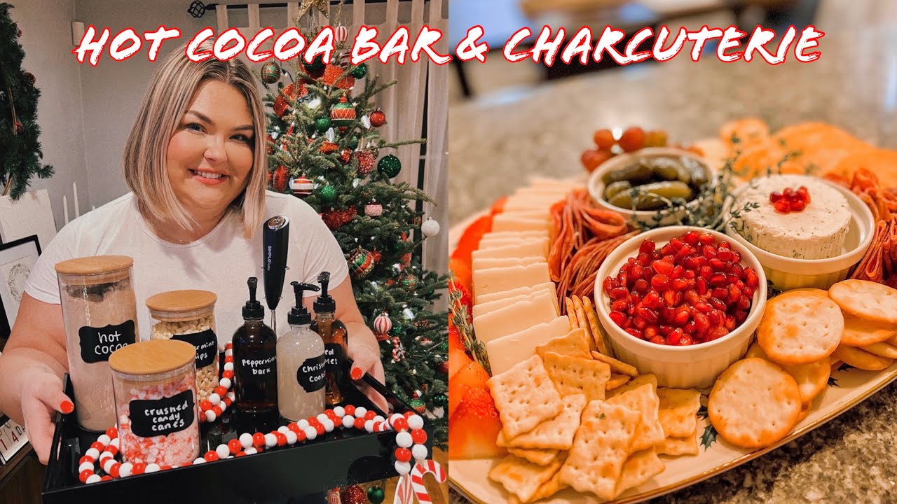 MAKING A HOT COCOA BAR & CHARCUTERIE BOARD | VLOGMAS DAY 12