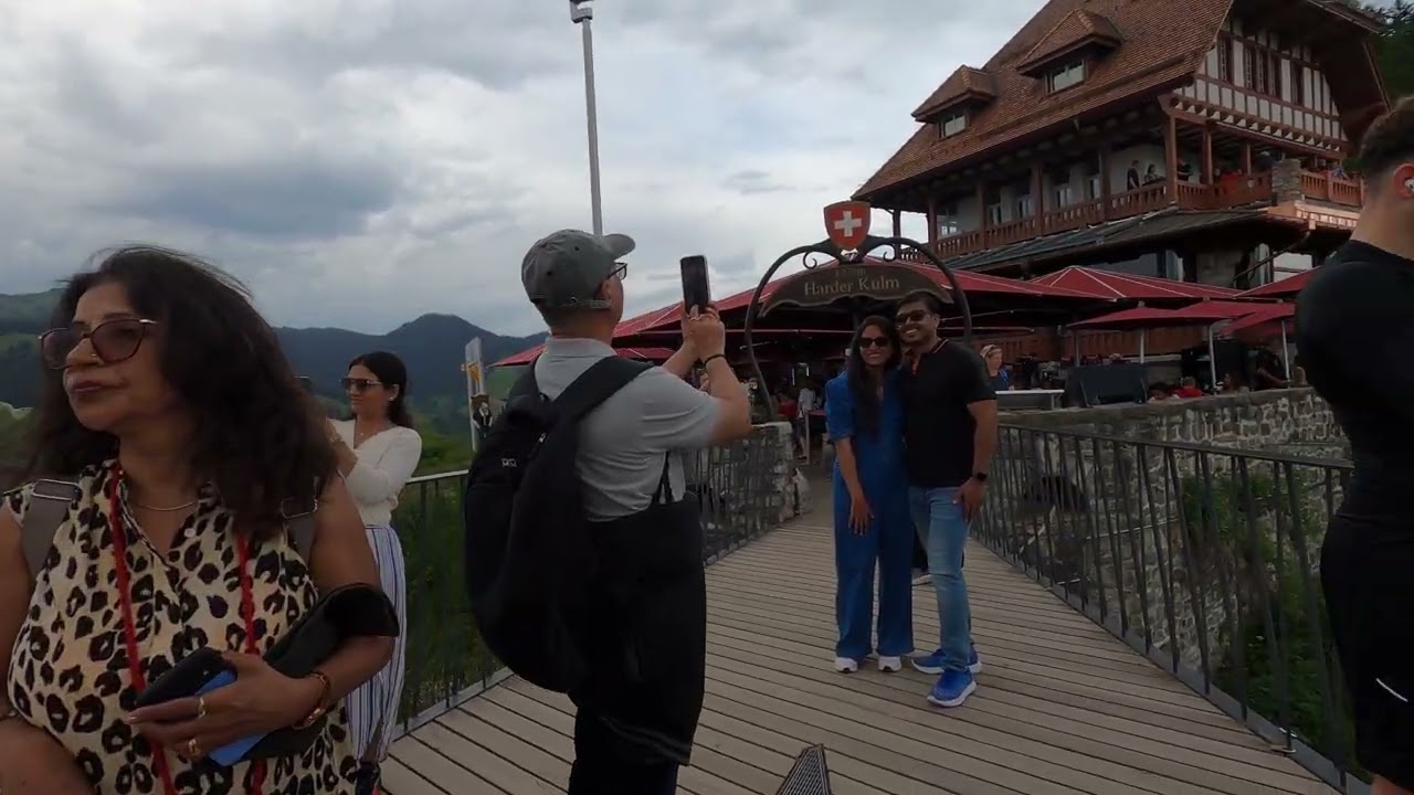 #jungfrau view from #harderkulm #interlaken June 2025 #sameersethi