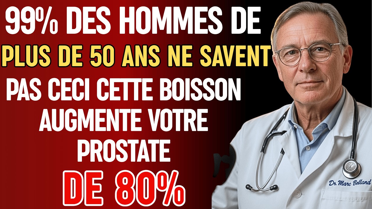 HOMMES DE PLUS DE 50 ANS : Ces BOISSONS Augmentent la PROSTATE de 80% – HYPERTROPHIE PROSTATIQUE ...