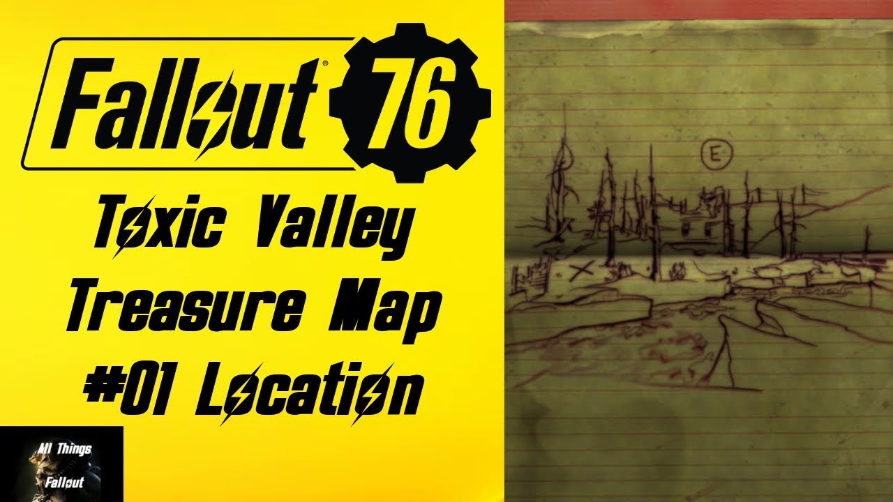Fallout 76 Toxic Valley Treasure Map #01 Location