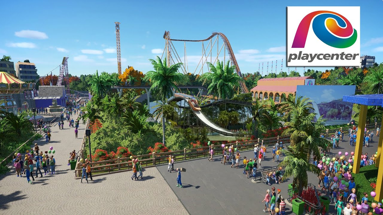 PLANET COASTER - Playcenter com a Capacidade Máxima de Visitantes 🎪