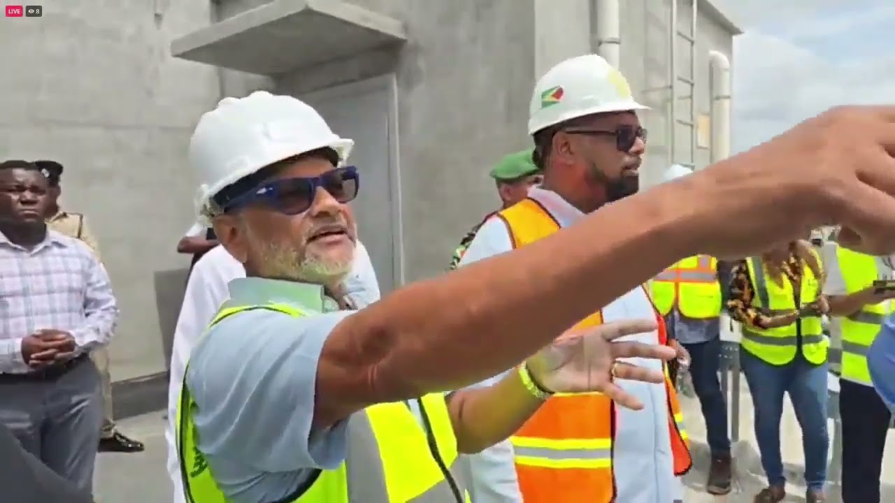 President Ali visits the new Courtyard  Marriot Hotel at CJIA || Guyana 🇬🇾