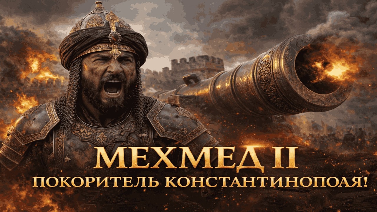 КОНСТАНТИНОПОЛЬ 1453: как 19-летний султан СЛОМАЛ Второй Рим
