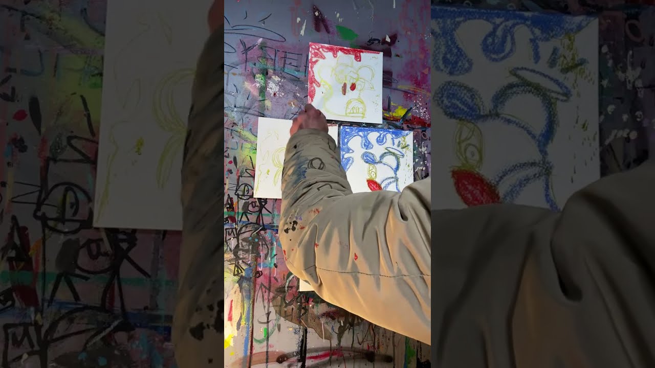 (Live Art Study No. 1) 4/4 Works on Paper | Art Studio Practice