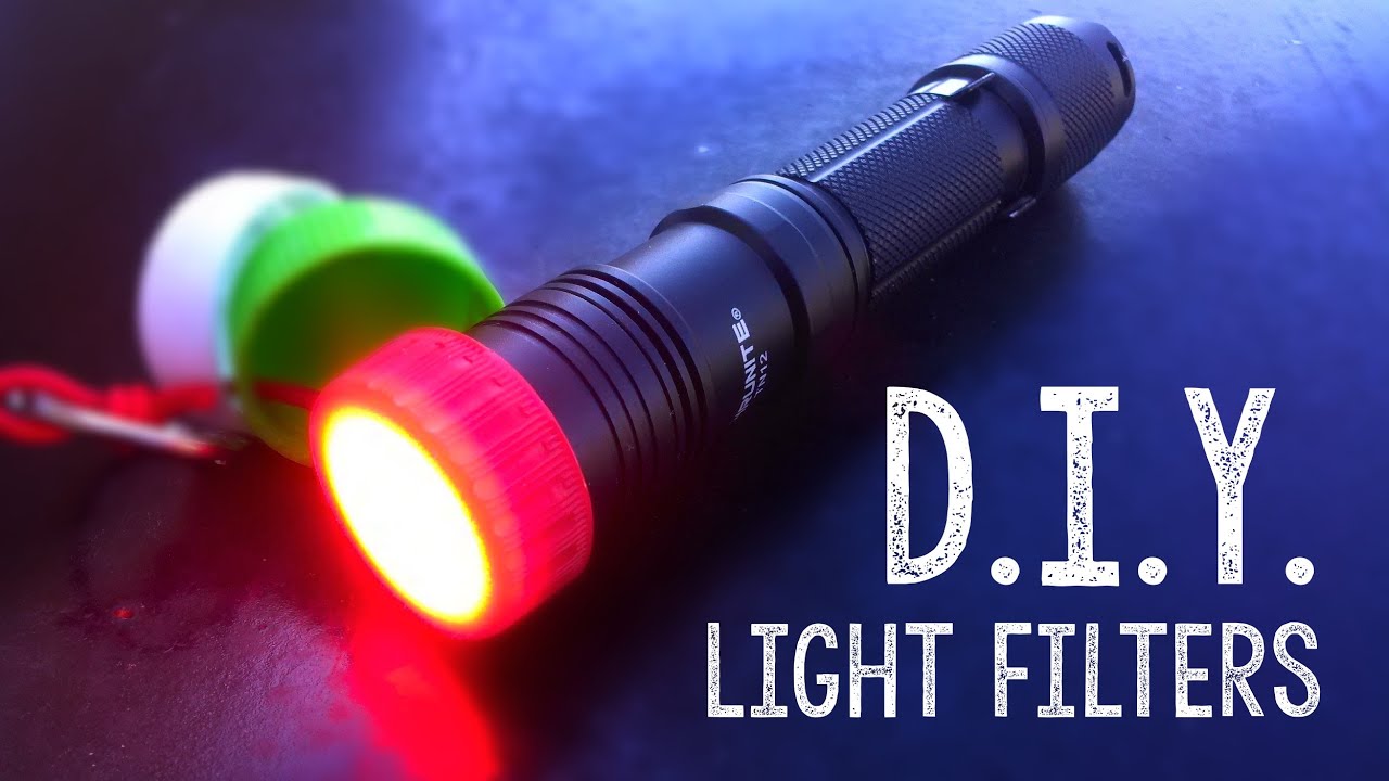 DIY Flashlight Light Filters/Diffuser