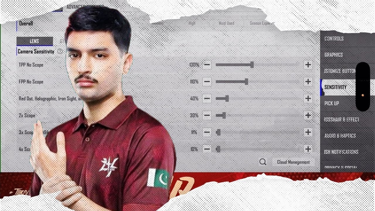 🔥 4T IQ Sensitivity Code 4.3 😱 5 Finger Control Code | Only Headshot + Laser Spray BGMI/PUBG