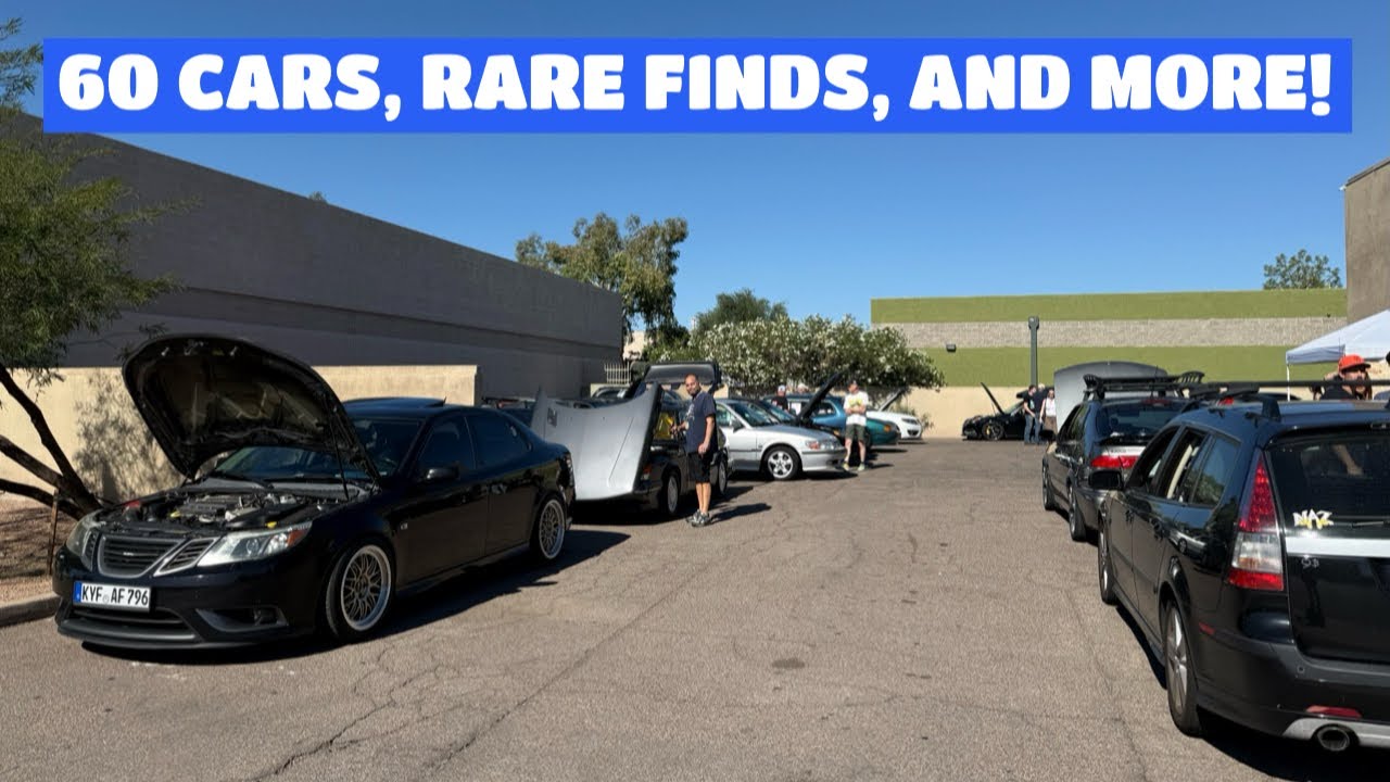 Saab Club of Arizona Meet 2025 - Rare Imports, Famous Cars, and More!