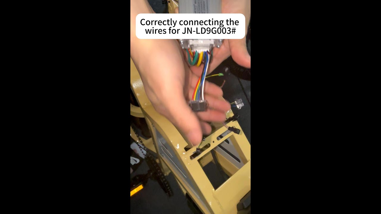 JN-LD9G003# controller wires for JANSNO E-bike. #jansno