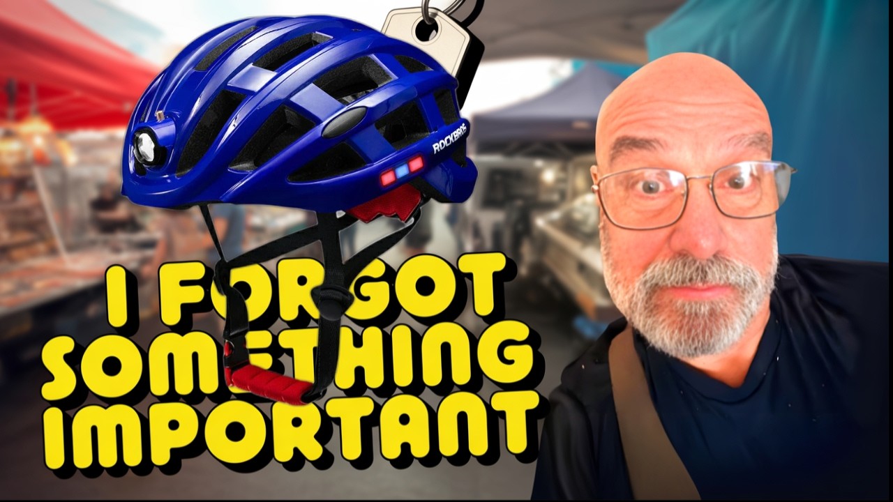 Чуть не забыл шлем… И это задало тон всему дню.