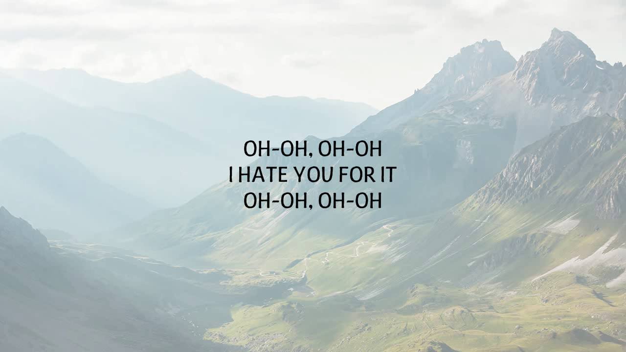 CHAD BROWNLEE - I HATE YOU FOR IT LYRICS