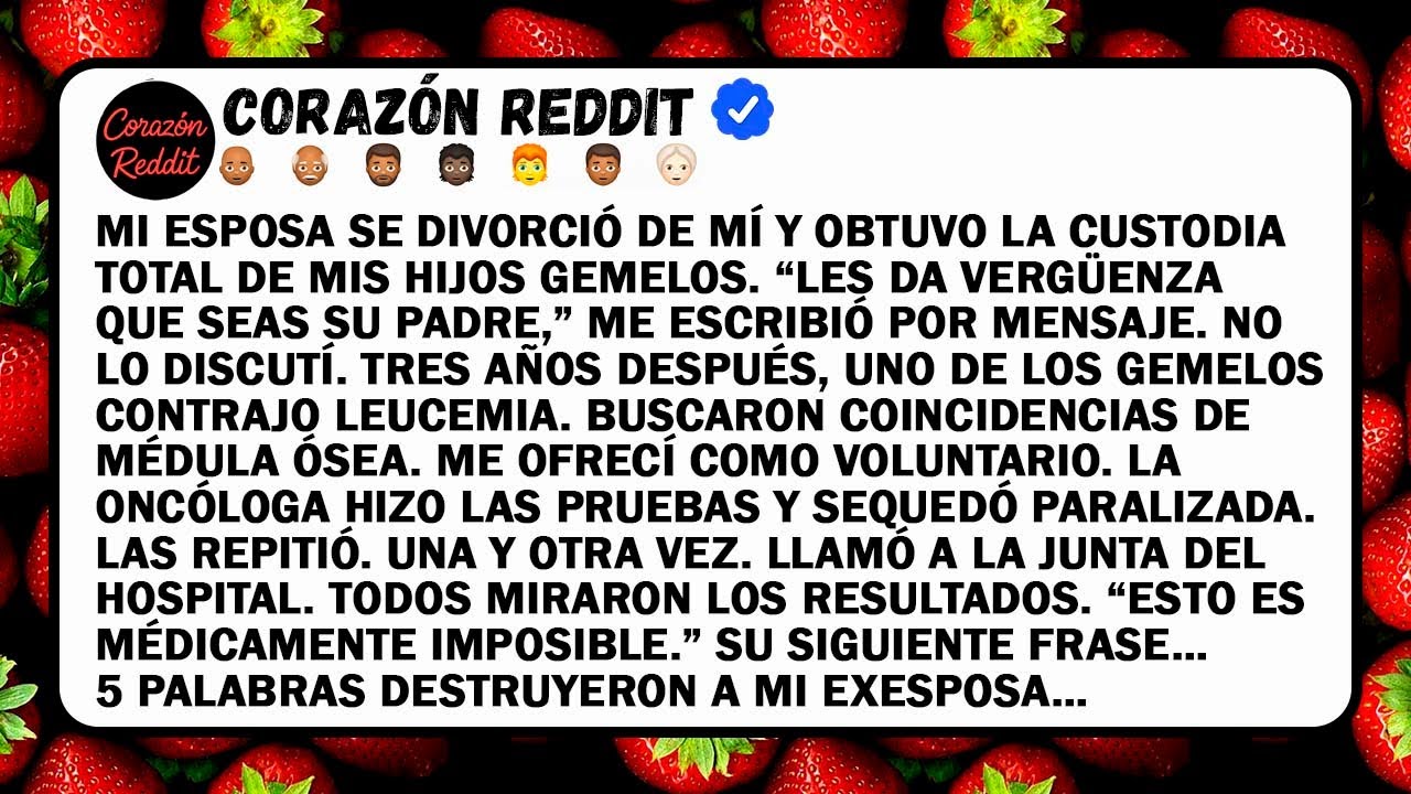 Mi esposa se divorció de mí y obtuvo la custodia total de mis hijos gemelos.“Les da vergüenza que...
