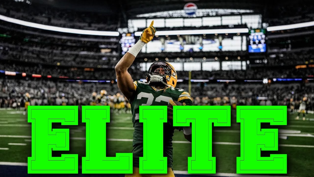 Aaron Jones 2023 Full Playoff Highlights