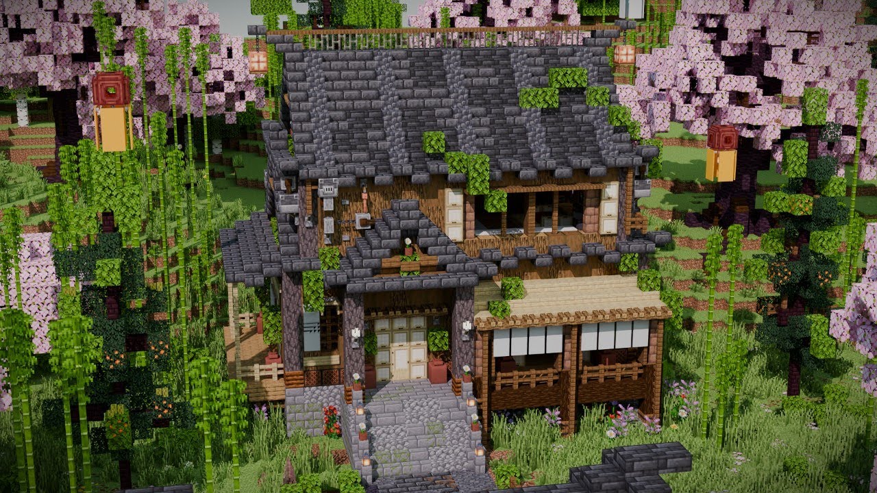 [MINECRAFT]🍁⛩ JAPANESE SURVIVAL HOUSE || TUTORIAL