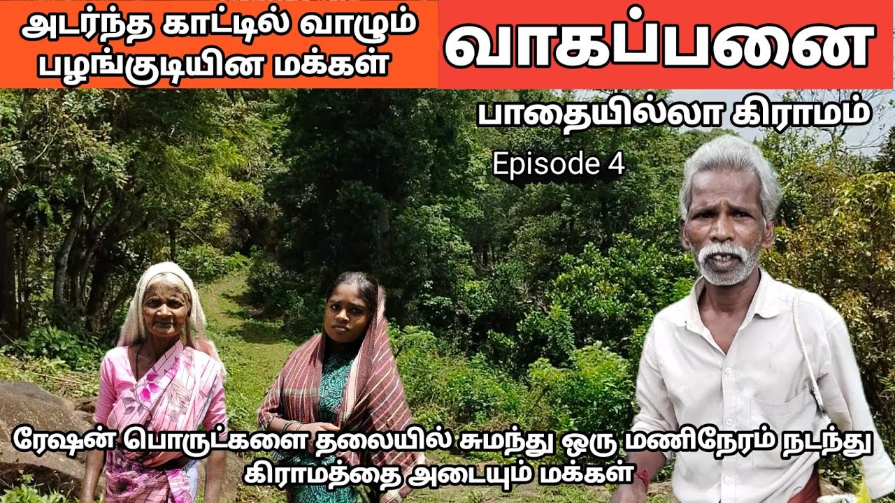 அடர்ந்த காட்டில் வாழும் வாகப்பனை பழங்குடியின மக்கள் Western ghats hidden village Vagappanai