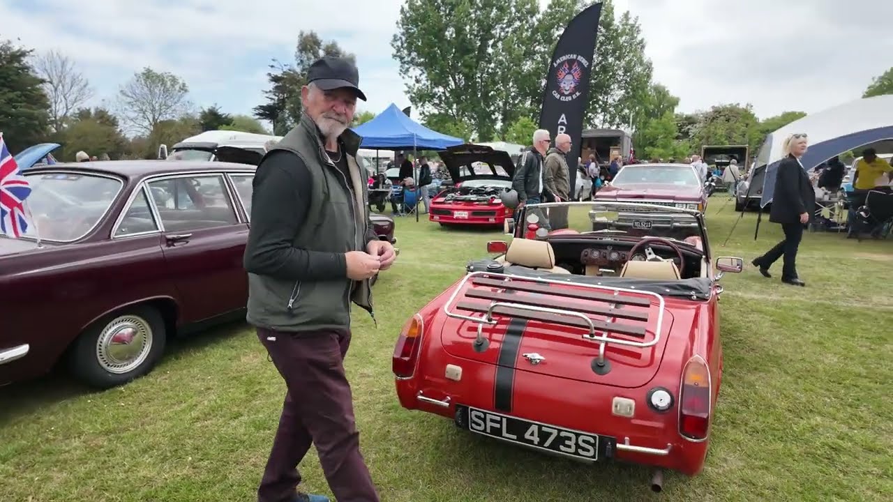 Walking at Clacton on Sea Essex Classic car show event 18 may 2025 video Part 4 The End