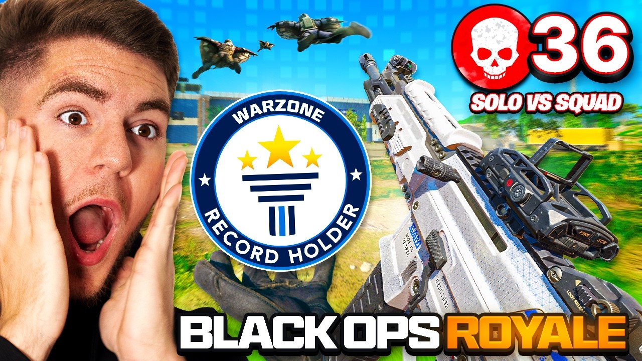 36 Kills SOLO vs SQUAD ! Je R&eacute;alise le Record Fran&ccedil;ais sur Black Ops Royale !