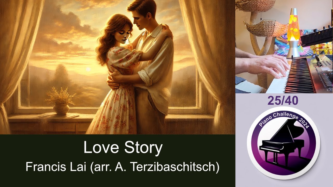 Love Story - Francis Lai, arranged by Anne Terzibaschitsch, 25/40 Piano Challenge 2024