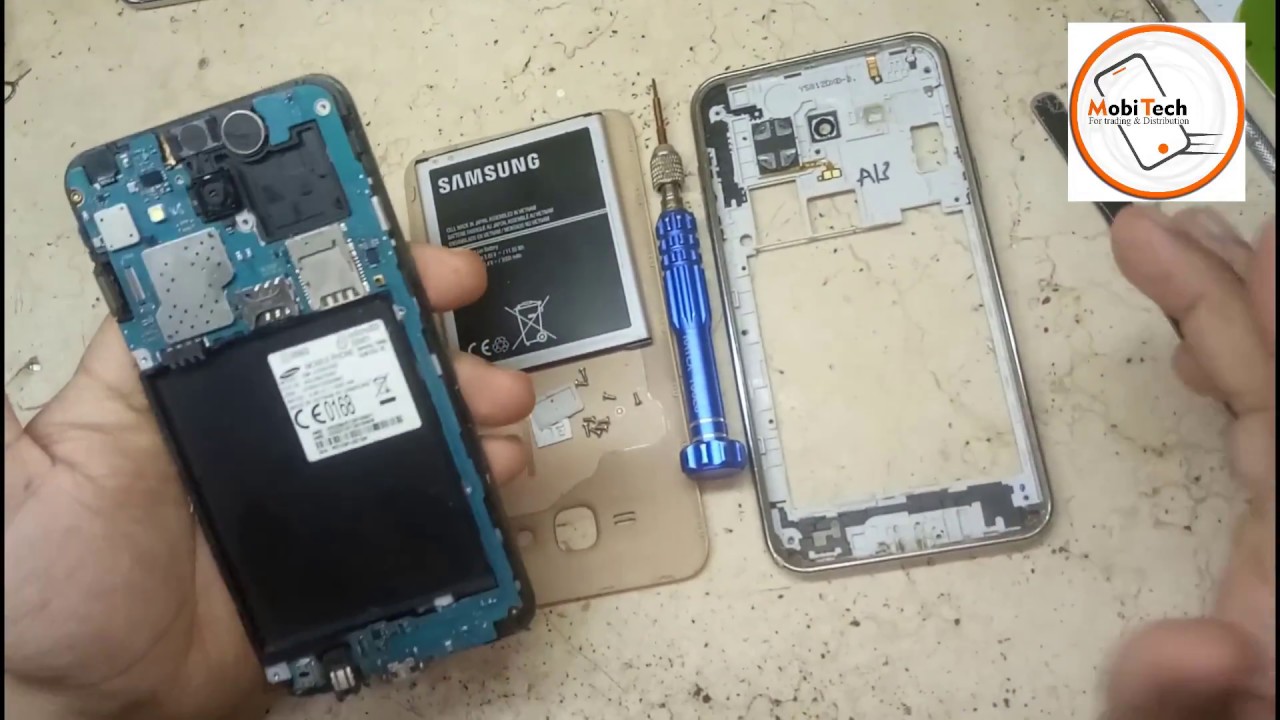 disassembly SAMSUNG J7. طريقه فتح هاتف سامسونج J7
