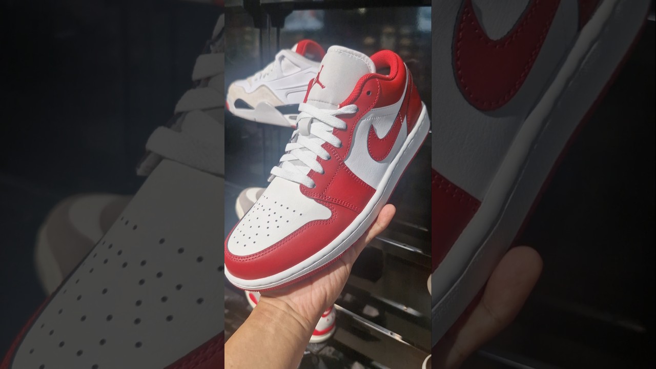 Air Jordan 1 Low VARSITY RED 2025 — ACTUAL LOOK