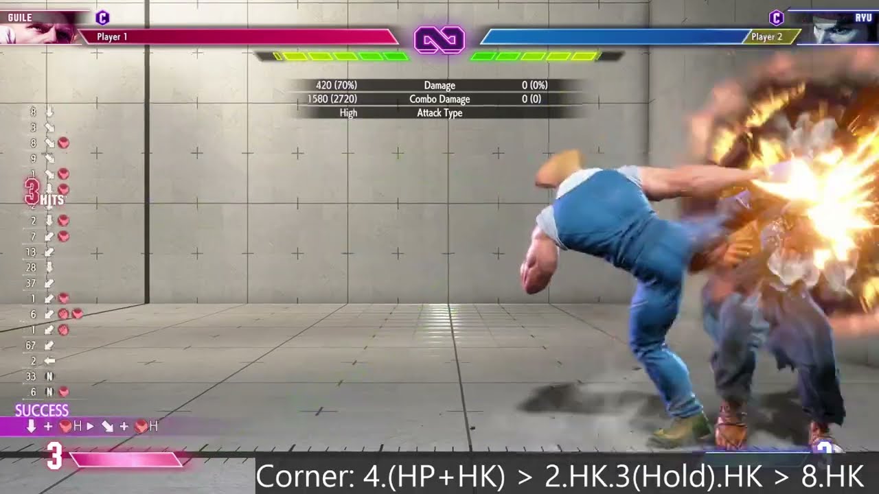 Guile - Corner Drive Impact & Somersault | Street Fighter 6 Combo Guide