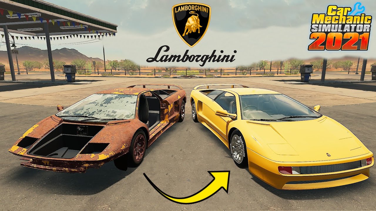 Lamborghini Diablo (Morena Bizzarini) - RESTORATION - Car Mechanic Simulator 2021