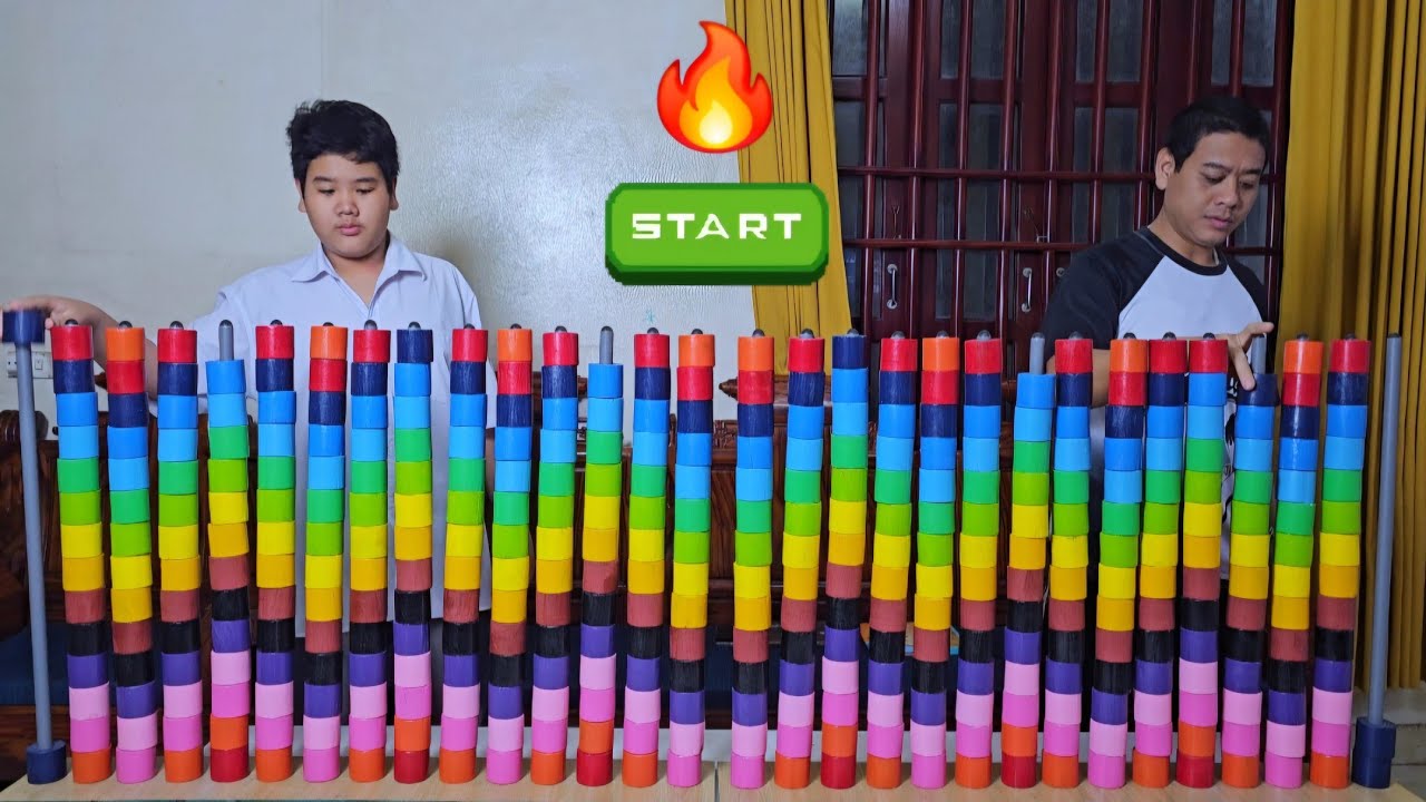 💕💕💕 Family Game | Color Roll Puzzle Challenge, Who's Faster ☆ Level 17