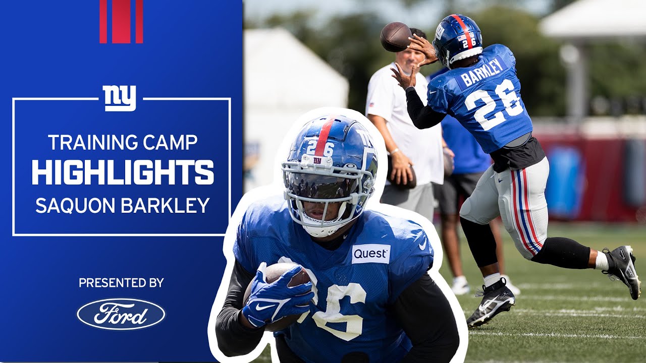 Saquon Barkley's TOP Training Camp Highlights | New York Giants
