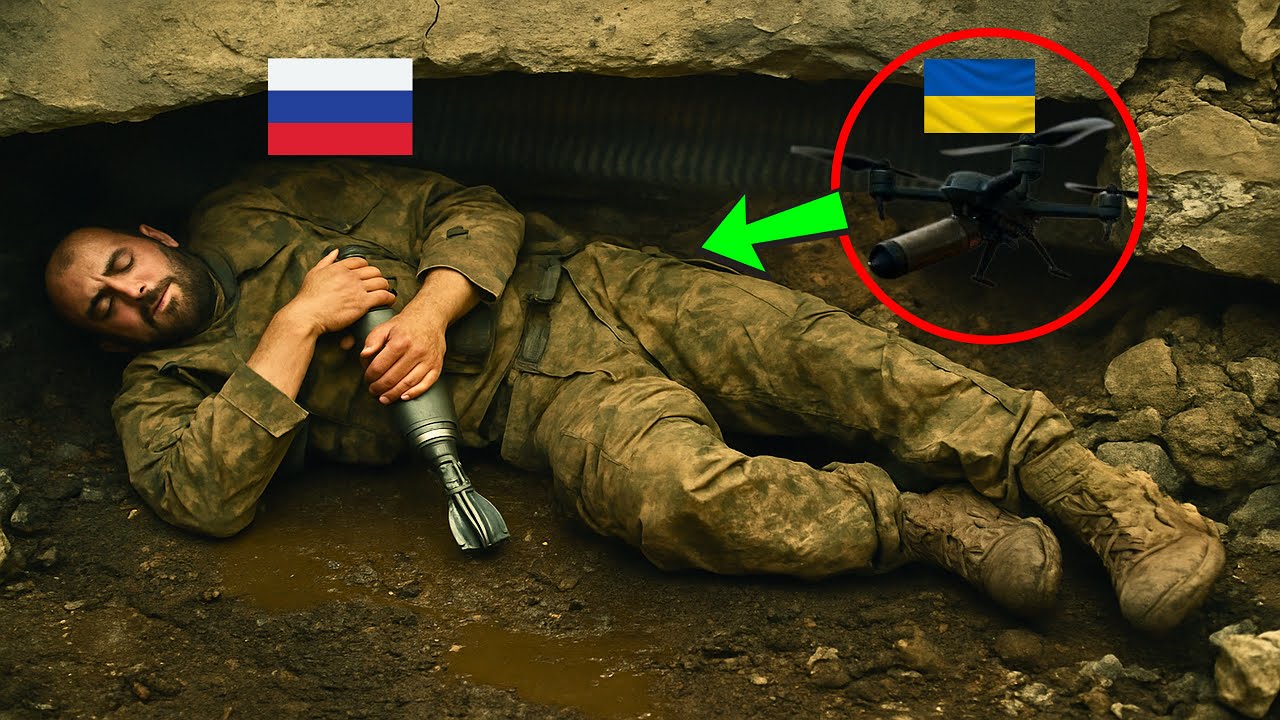 Caught Sleeping: FPV Drone from Ukraine Hunts Down Russian Troops Near Toretsk