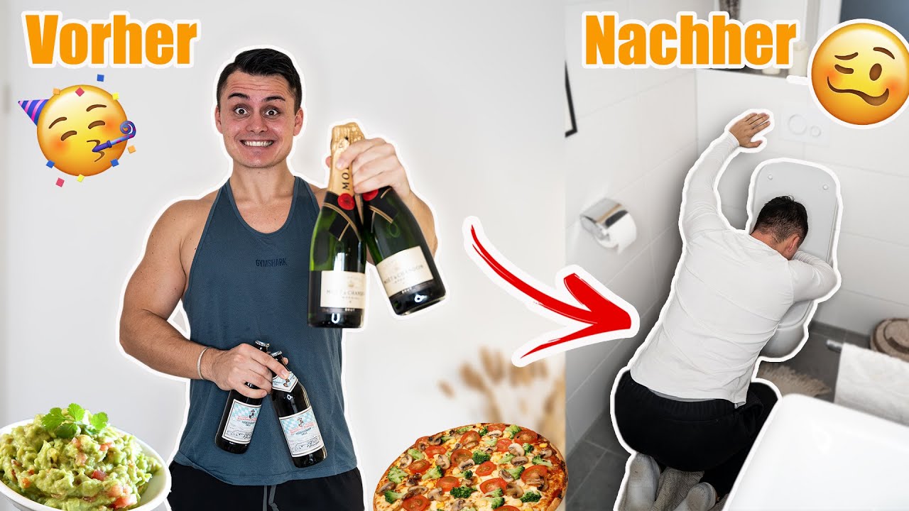 Dieses Video endet, wenn ich BETRUNKEN bin 🥴 I Selbstexperiment an Silvester 2021