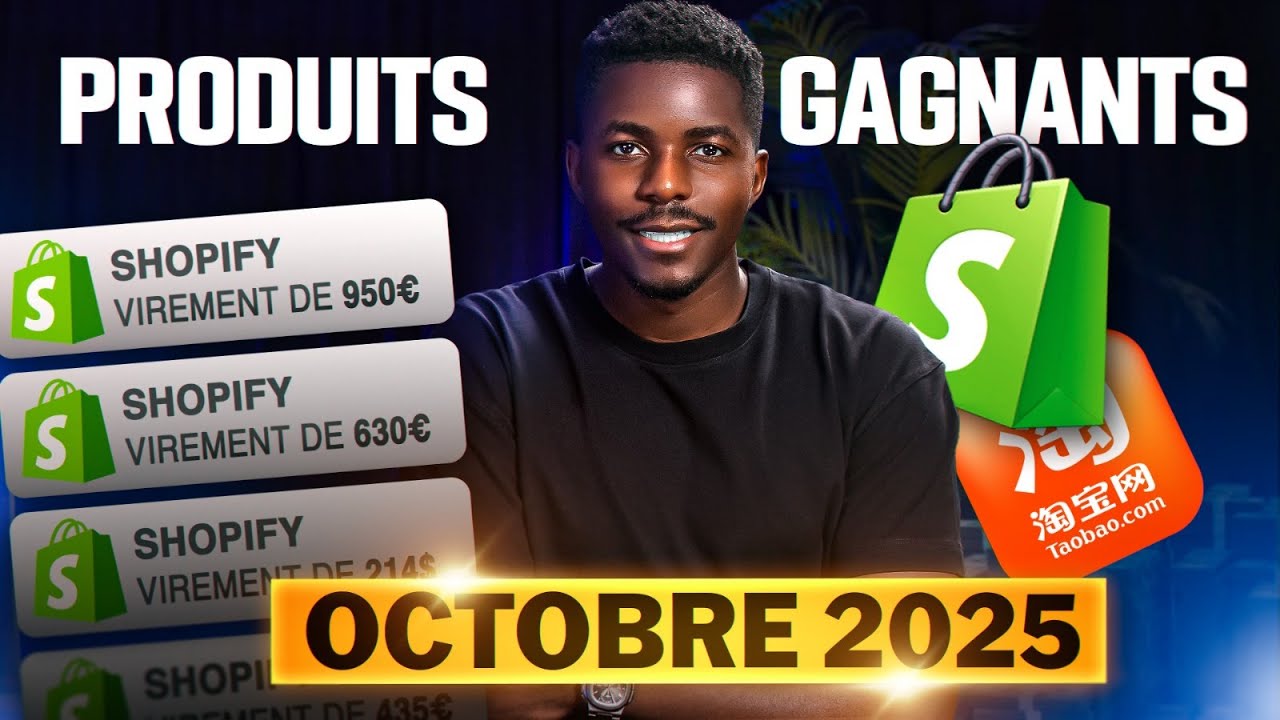 TOP 10 PRODUITS &Agrave; VENDRE EN OCTOBRE 2025 | DROPSHIPPING SHOPIFY
