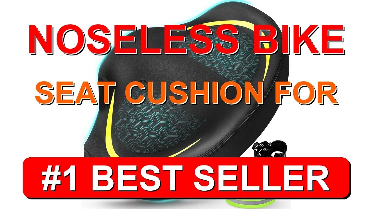 Noseless Bike Seat Cushion for Men & Women Extra Padding - B0F13SBWQ4