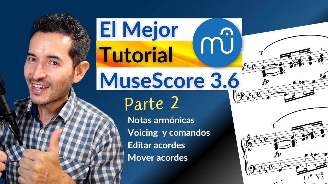 MUSESCORE 3.6 Tutorial en español 🎹 Parte 2: Escribir acordes, intervalos armónicos (armonía)