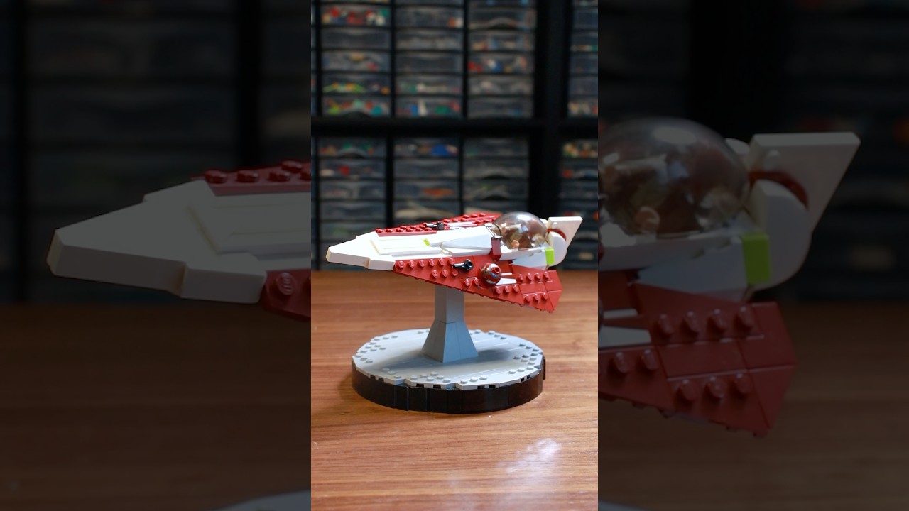 My LEGO Obi Wan Kenobi starfighter #lego #starwars #moc #art #creative