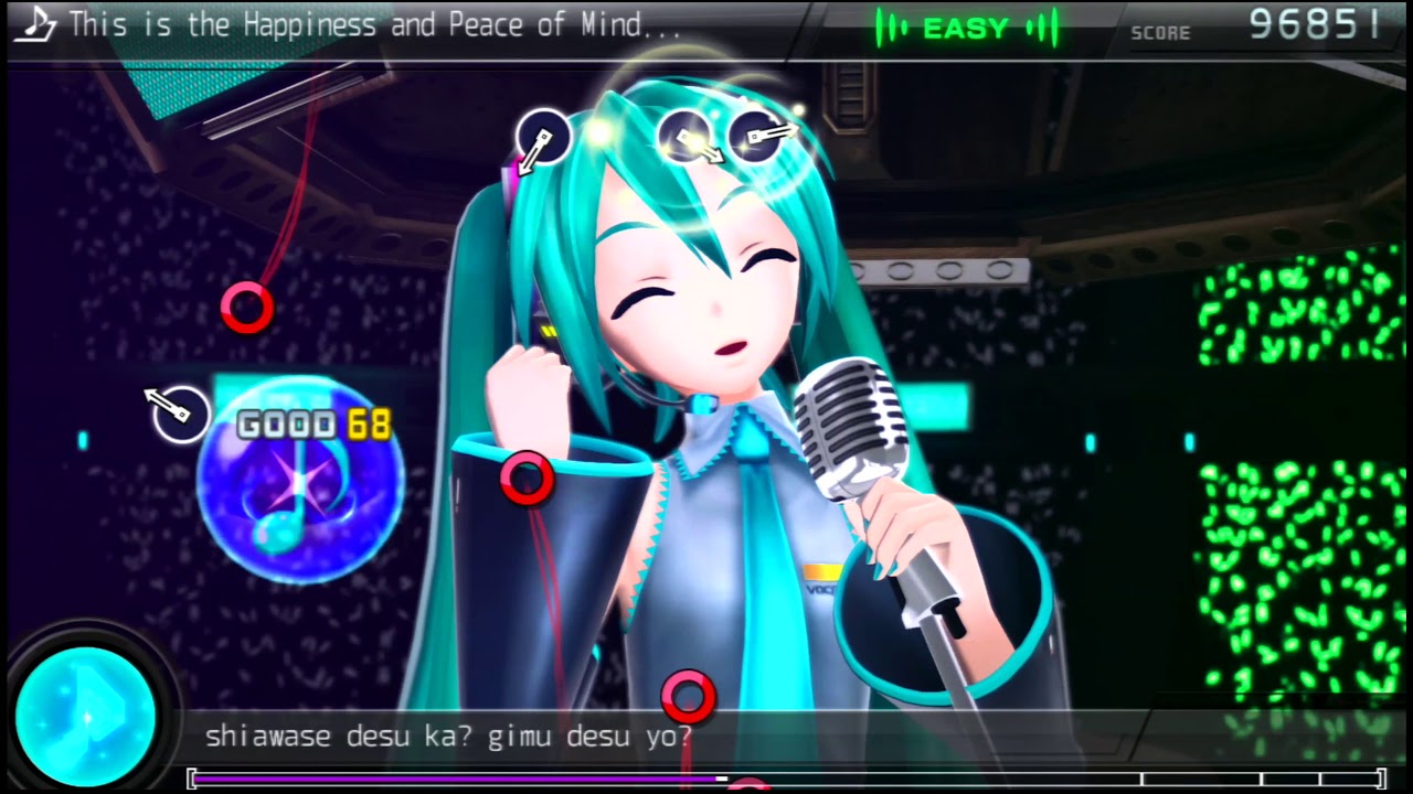 Hatsune Miku: Project DIVA F 2nd - This is the Happiness and Peace of Mind Committee  (easy)
