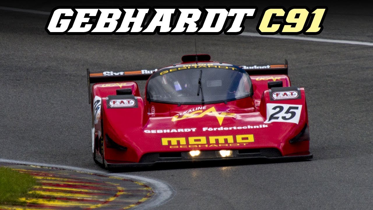 1991 GEBHARDT C91 Group C with Cosworth F1 V8 & flames