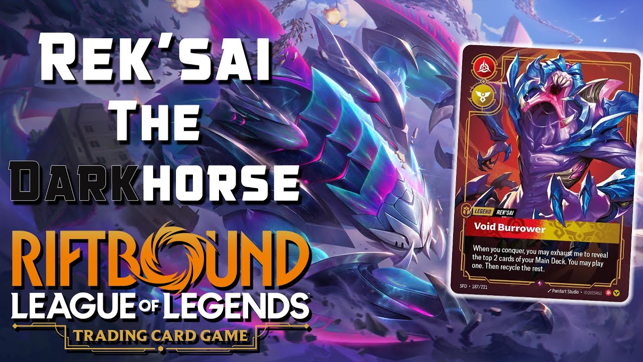 RIFTBOUND TCG Rek'sai Deck Profile | Commentary + Gameplay