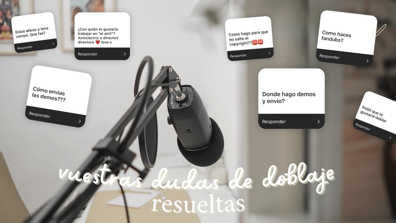 respondiendo vuestras dudas de DOBLAJE 💜 | cómo envío muestras, videojuegos #Q&A 💬
