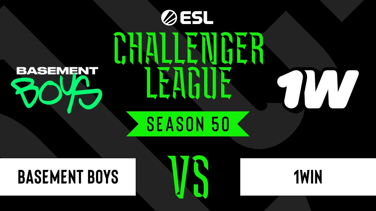 LIVE: BASEMENT BOYS vs 1WIN - ESL Challenger League - Season 50 EU