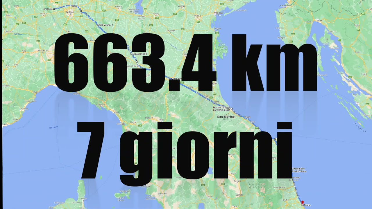 Vado a trovare i nonni - Viaggio in bicicletta pieghevole