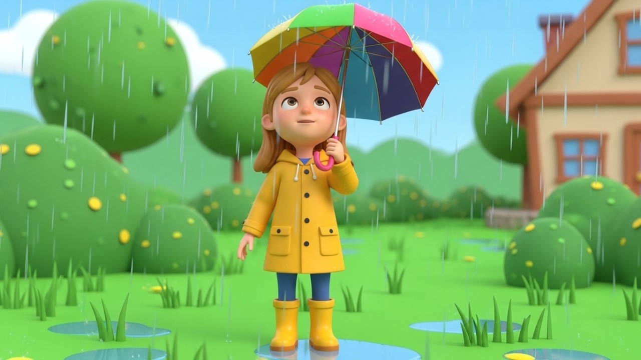 Rain, Rain, Go Away | Classic Kids Nursery Rhyme | Fun Sing-Along for Toddlers