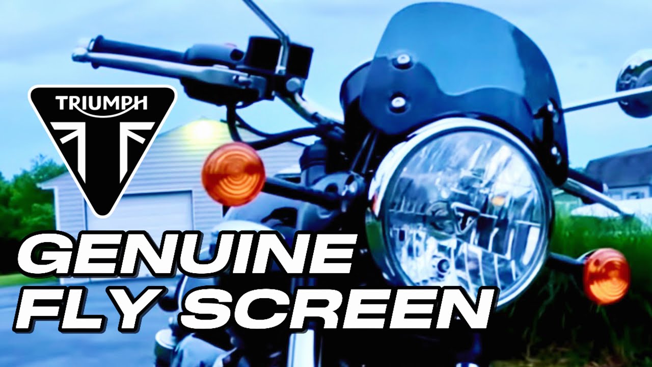 Why I Love (and Hate) the Triumph Genuine Fly Screen for the Bonneville T100 T120 - Install & Review
