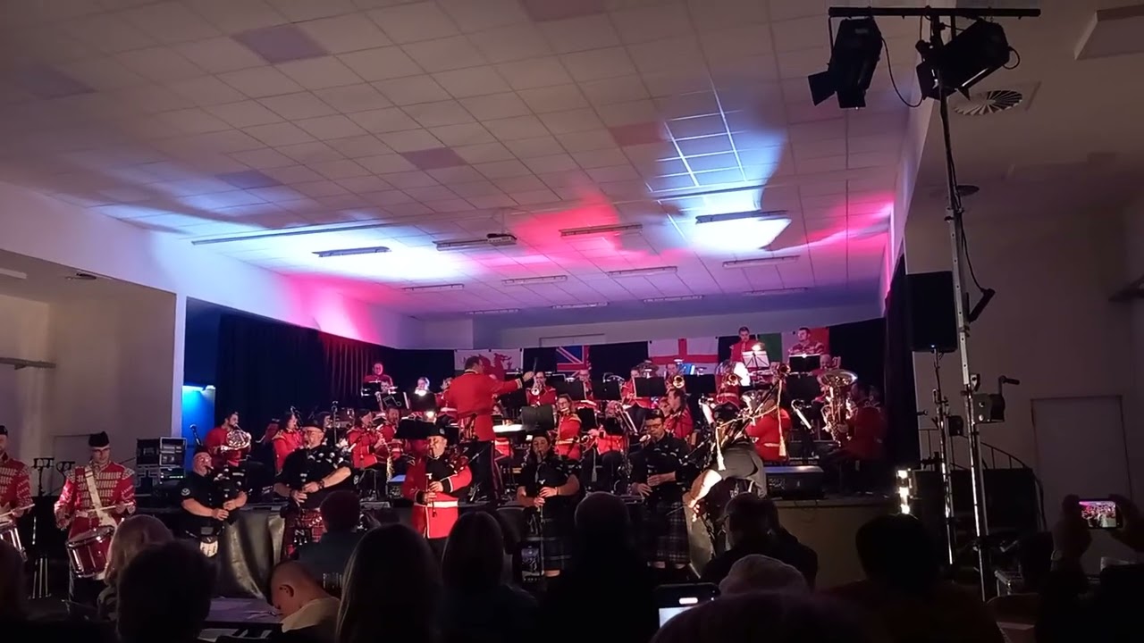 Concert de la S.R La Garde Royale Anglaise et ses écossais 🇬🇧💂‍♂️18 avril 2025. 🎺🎶