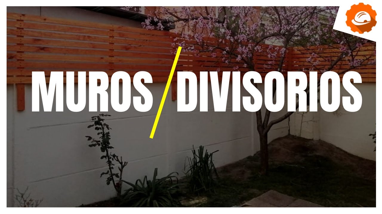 🏠|🏠 Muro divisorio (MEDIANERO) entre vecinos 🚧 Construcción según la norma vigente en Chile