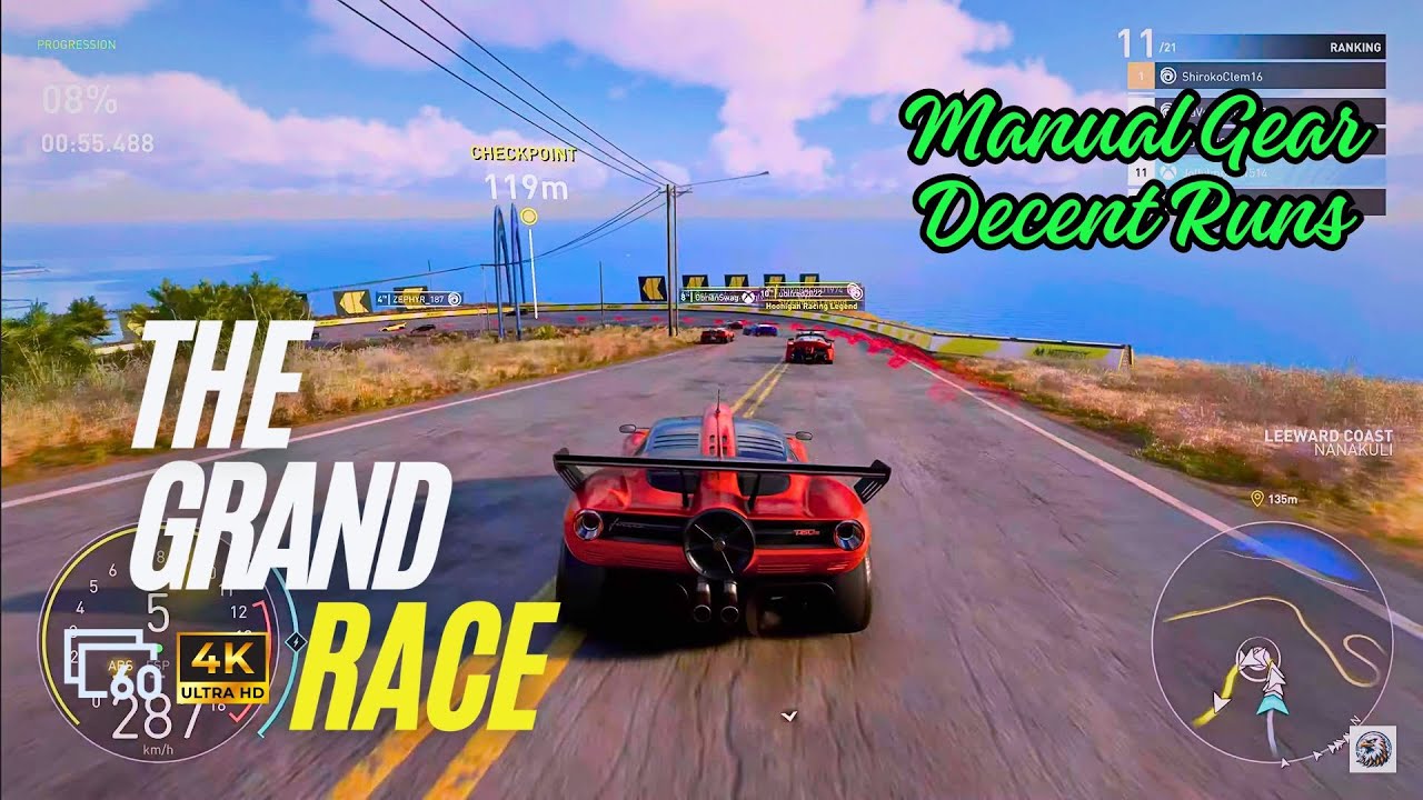 Decent runs in Manual. The Grand Race Set [295]  Motorfest Gameplay 4K HDR