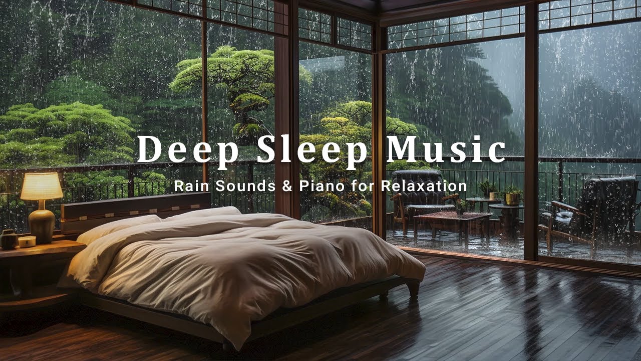 Relaxing Sleep Music + Insomnia | Rain Sounds for Stress Relief, Peaceful Music, Meditation, Calming