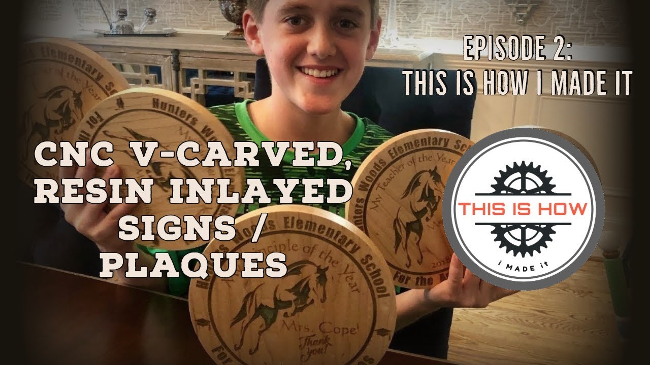 VCarve and Resin Inlayed Signs / Plaques