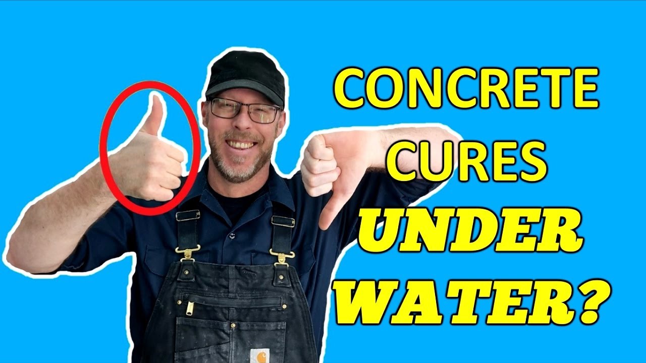 Can Concrete Cure Under Water?