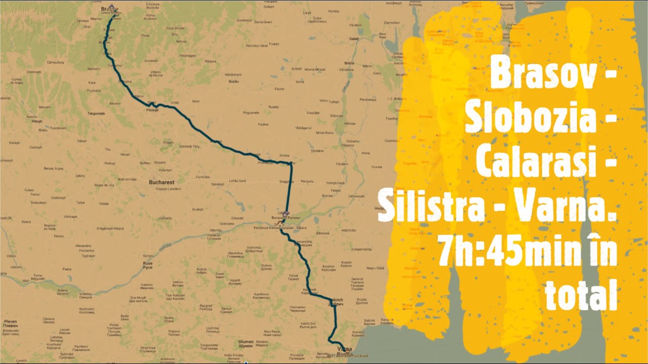 #realevtraffic : Konița pe traseul Brașov-Ploiești-Slobozia-Silistra-Varna