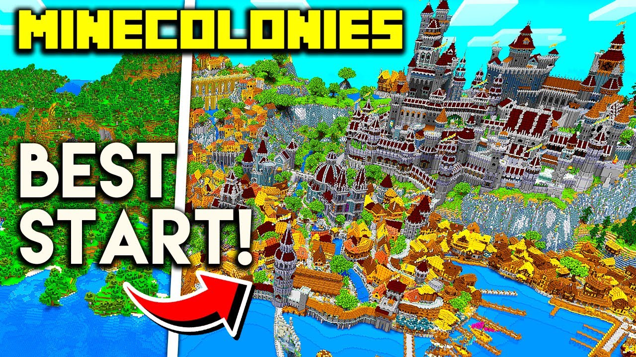Minecolonies: ЛУЧШЕЕ НАЧАЛО! Эпизод 1