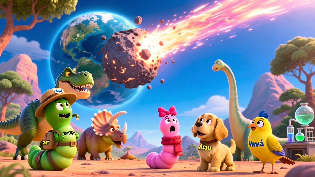 Fosseis de Dinossauros no bosque